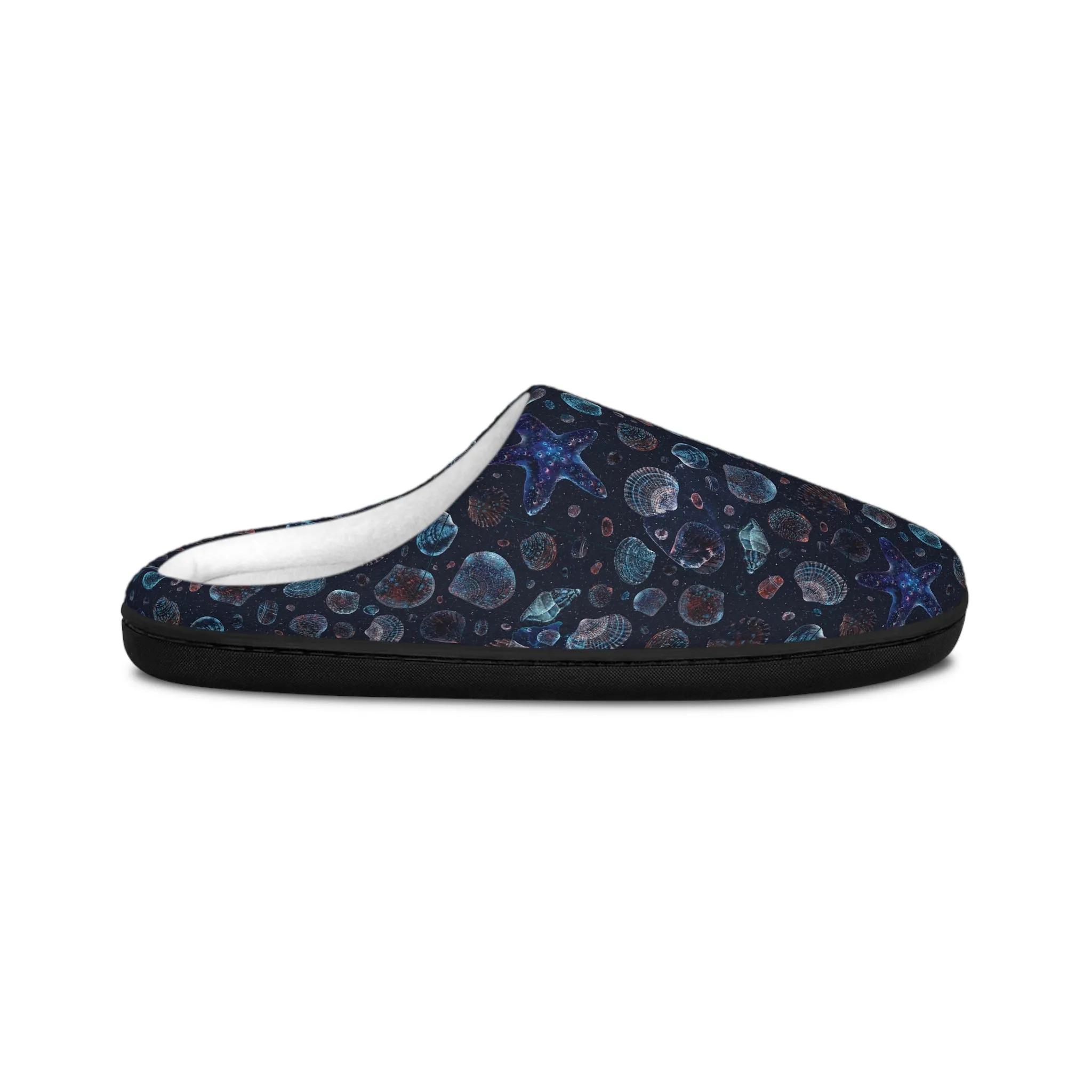 Women's Indoor Slippers - Seascape Dark Botanicals Collection