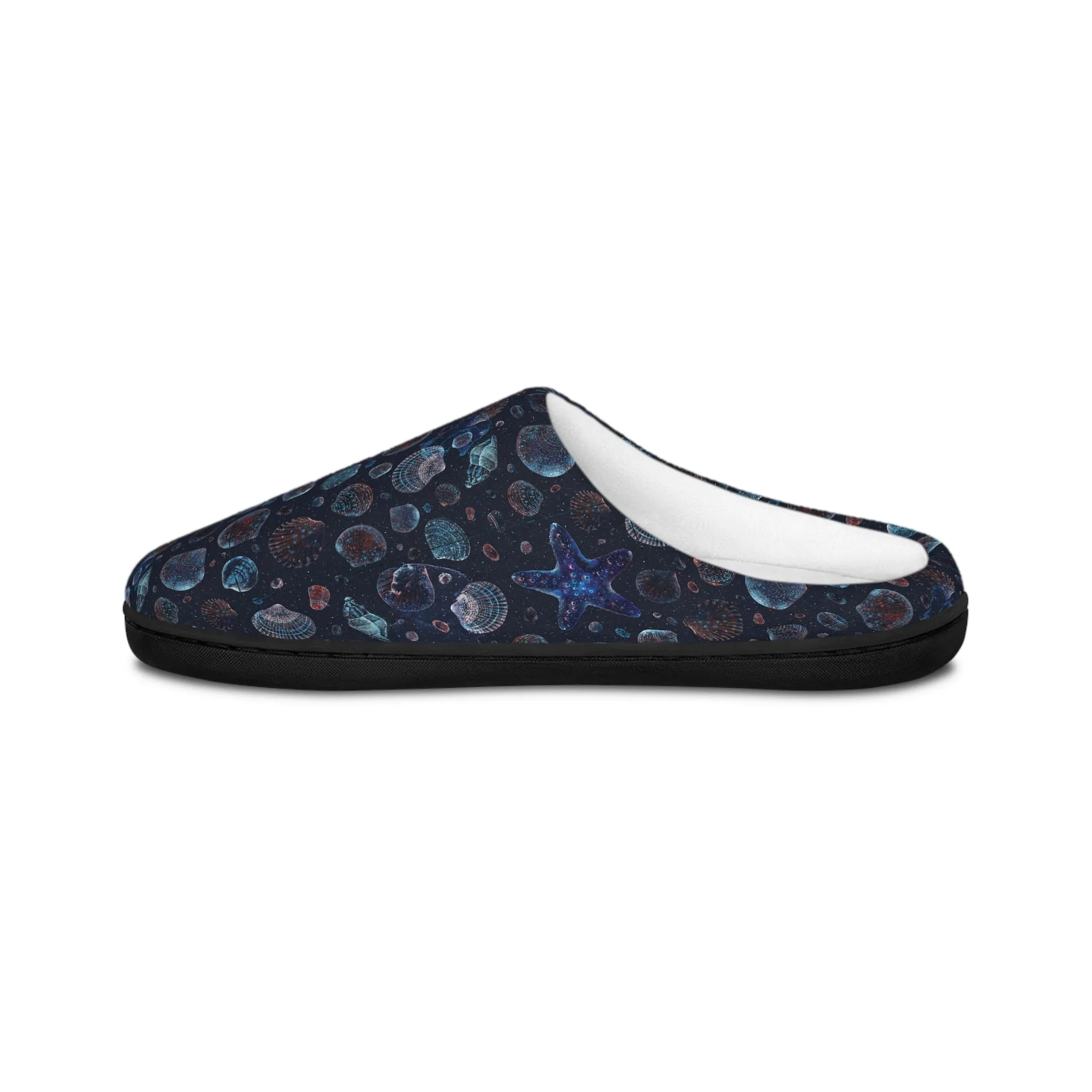 Women's Indoor Slippers - Seascape Dark Botanicals Collection
