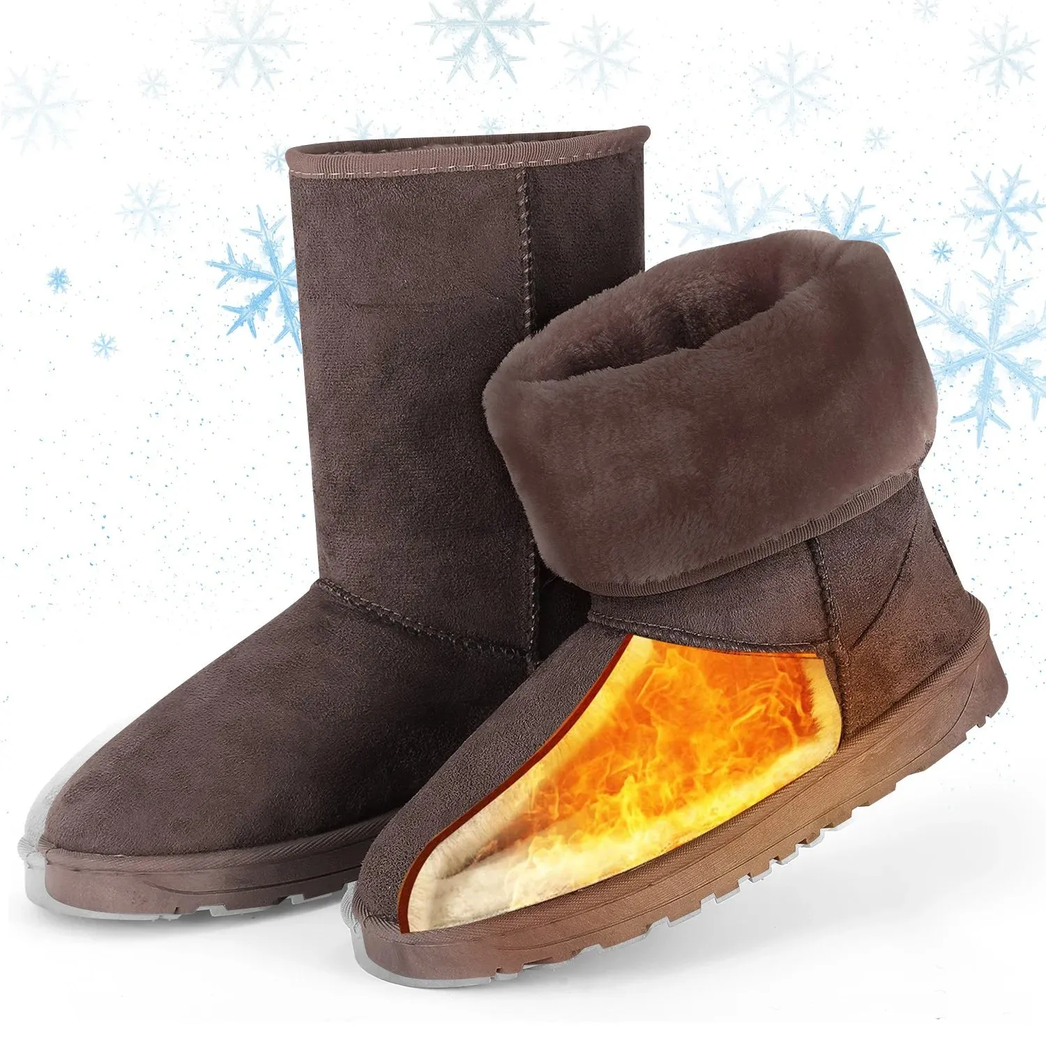 Women’S Snow Boots (Chocolate 5)